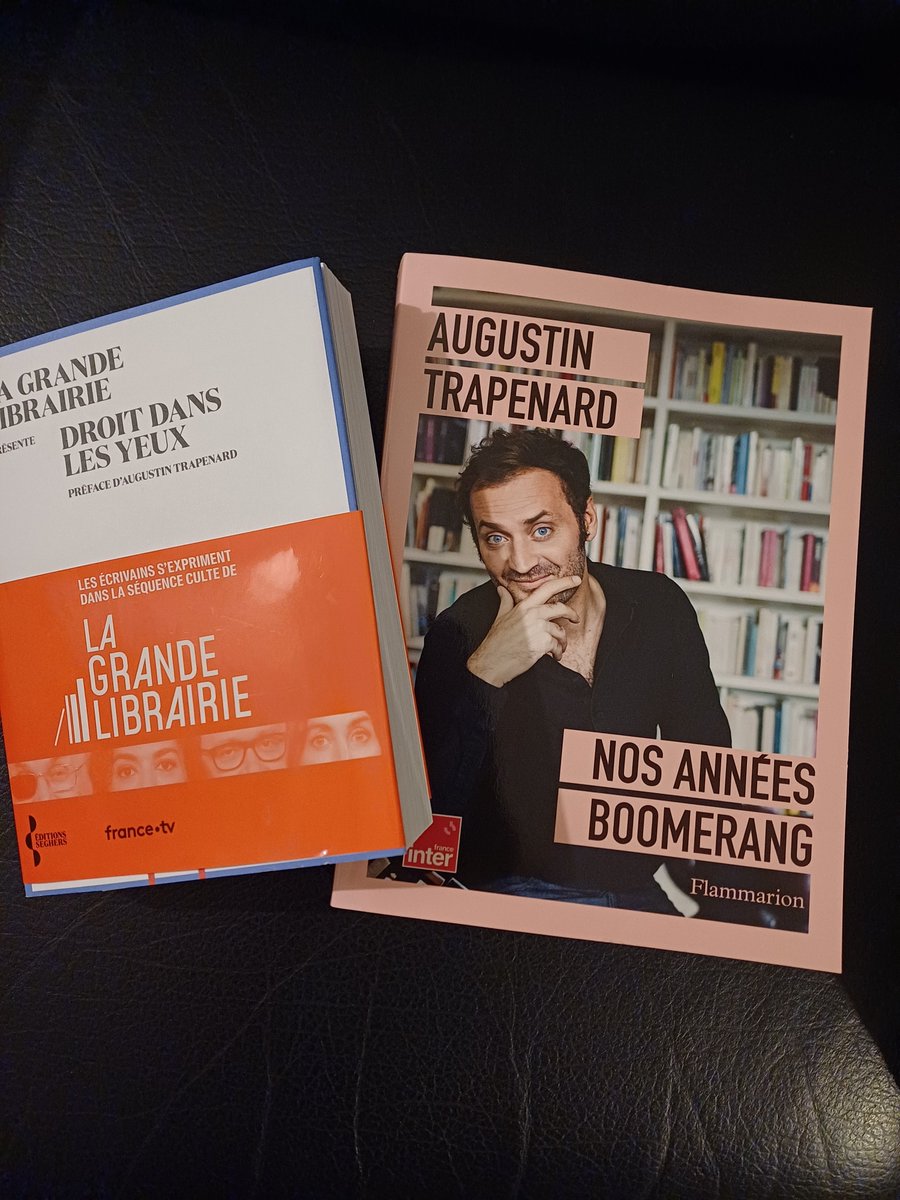 13/12/2025 :Augustin Trapenard  est à la librairie @dialogues_brest pour une séance de dédicaces suivie d'une rencontre pour présenter son livre "Nos années Boomerang" . A l'image de ses prestations d'animateur télé et radio il est extrêmement simple, sympathique et chaleureux !
