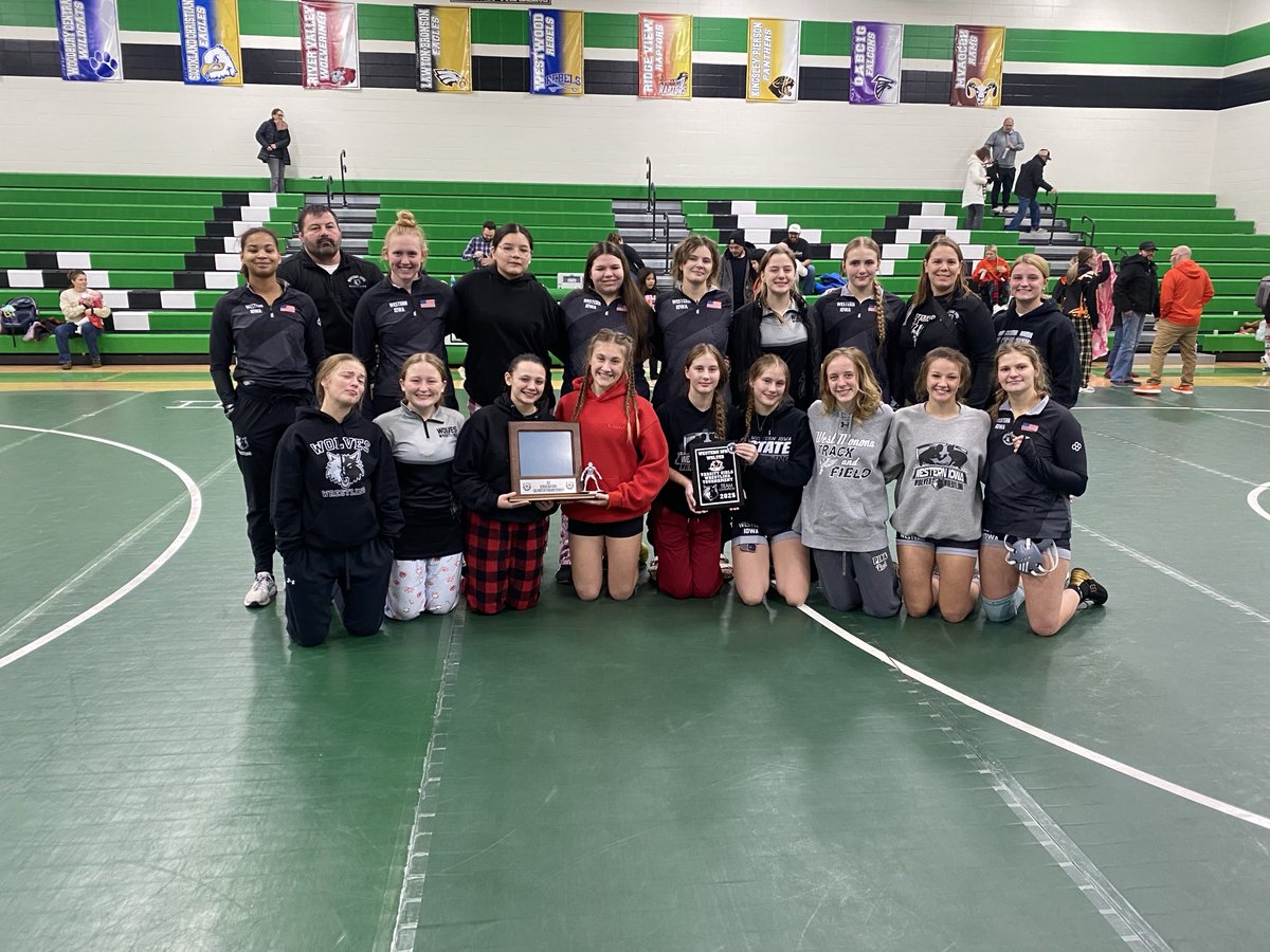 Congratulations to the Western Iowa Wolves!   The Wolves were runner ups Friday at Oakland and followed that up with a championship at home today.  Way to go ladies.