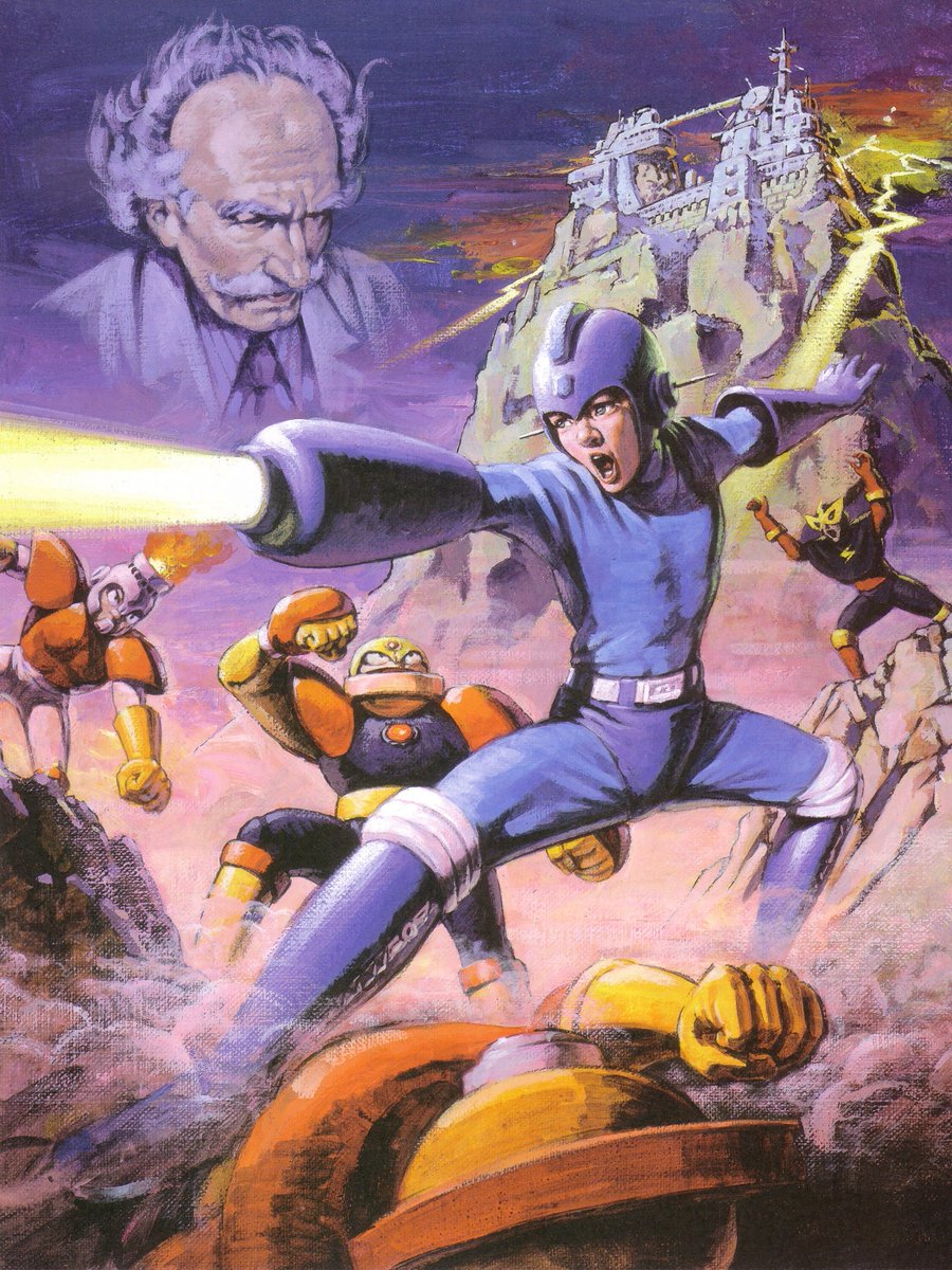 It's kind of a shame Mega Man 1 is remembered mostly for the US box art, because the EU one kinda goes hard