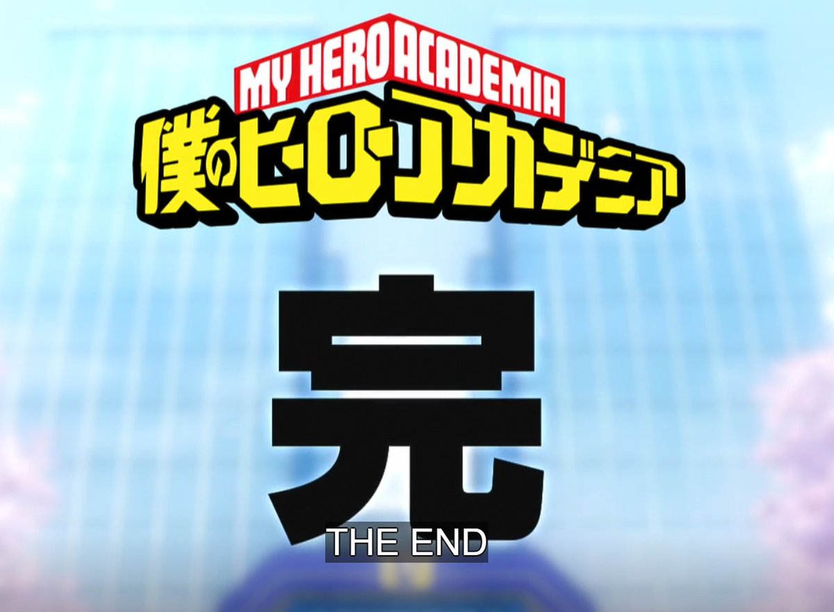ITS OVER 😭😭😭😭 My hero Academia 10/10