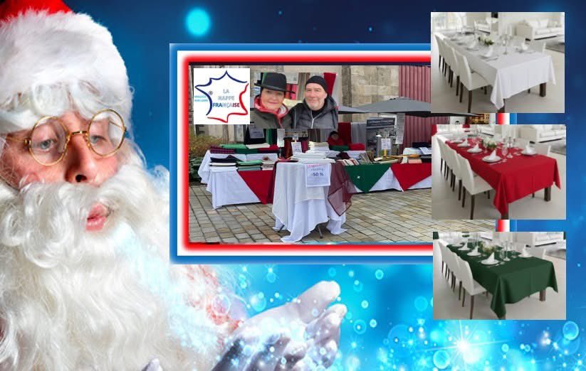 NGouello's tweet image. #lanappefrancaise #marchelocal 
Rdv à OUDON 44 ce dimanche #loireatlantique

#mauvessurloire ce matin 
Merci à tous
Pensez à décorer vos tables pour les fêtes avec #lanappenantaise 
Pour 2 articles achetés votre 2ème est à -50%

lanappefrançaise.fr/e-boutique/
#NadineGouello #Artisane