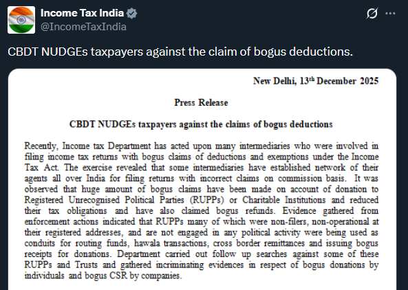 indtxpyr's tweet photo. ITD can't force majority to even declare their income.

ITD gets befitting response from riches.

TDS, NUDGE, notices.. is just for us !

It feeds upon us &amp; will continue until we stop it !

Ask #WhyIncomeTax
Demand #AbolishIncomeTax https://t.co/9EXObUBX7F