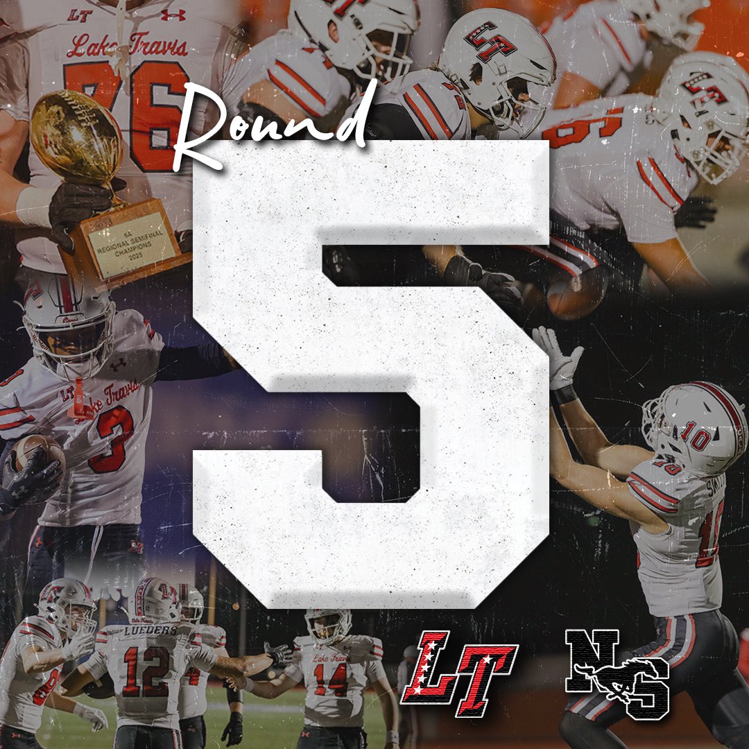 GAMEDAY!!!!
📣 Round 5 Playoff Game
🏈 Lake Travis 🆚 Northshore
⏰ 3:00 pm
Let’s go Cavs!!!