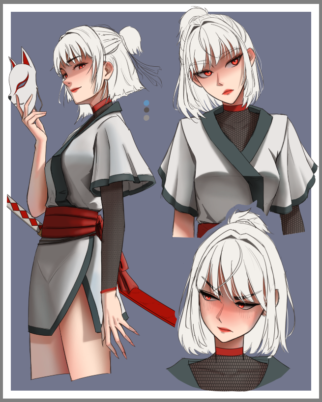 Still WIP, need to render her hair next!✨