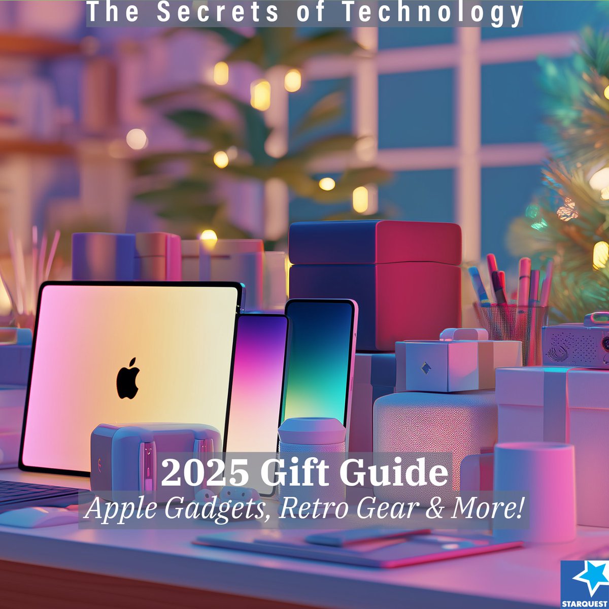 sqpn's tweet image. Amazon DRM changes, Instacart pricing weirdness, and tech gift ideas from the curious nerd to the Apple die-hard. One of our favorite episodes this year 🎧💡 starquest.fm/TEC325
#TechPodcast #GiftGuide #DRM