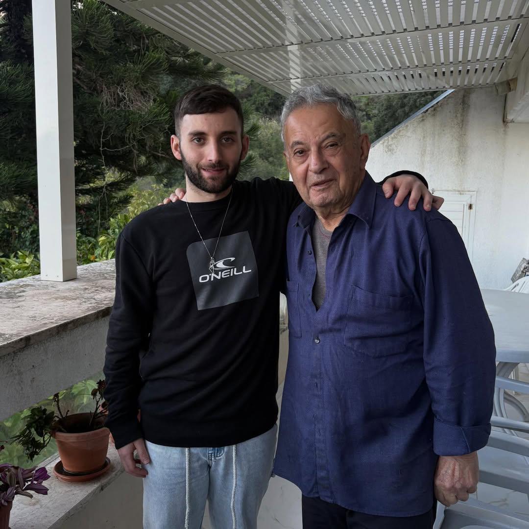 One family, two generations of survival.

Matan Angrest, freed after more than two years in Hamas captivity, stands beside his grandfather, a Holocaust survivor.

Their strength is a powerful answer to those who tried to break them.