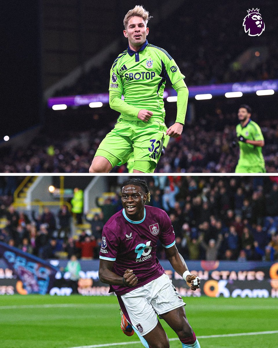 premierleague's tweet photo. ⏱ 9' Emile Smith Rowe gets @FulhamFC ahead from a clever corner
⏱ 21' Lesley Ugochukwu coolly equalises for @BurnleyOfficial 

All square at Turf Moor 💪 https://t.co/wEjs11zkTd
