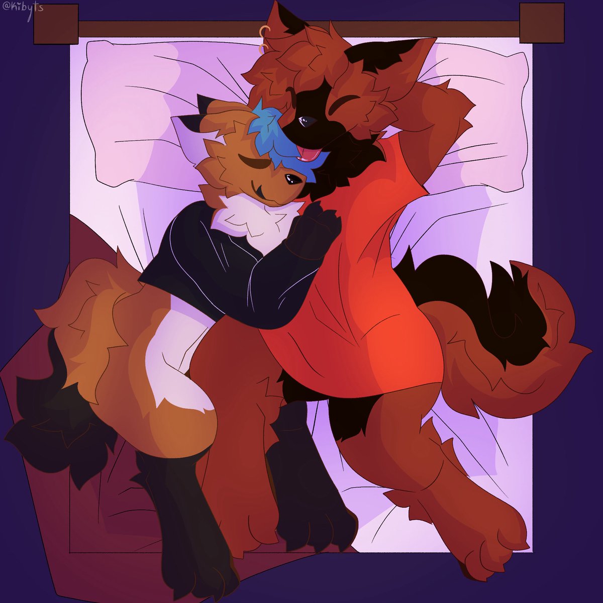 Got art of me and my wonderful boyfriend <a href="/tetukute3/">ViktroTheDummyShep 🇪🇪</a> 
We have been dating for almost a year now, we have stayed together during some hard times and have helped each other out. I love him everyday

Artist is <a href="/Kibyts/">Kibyts 🌙</a>