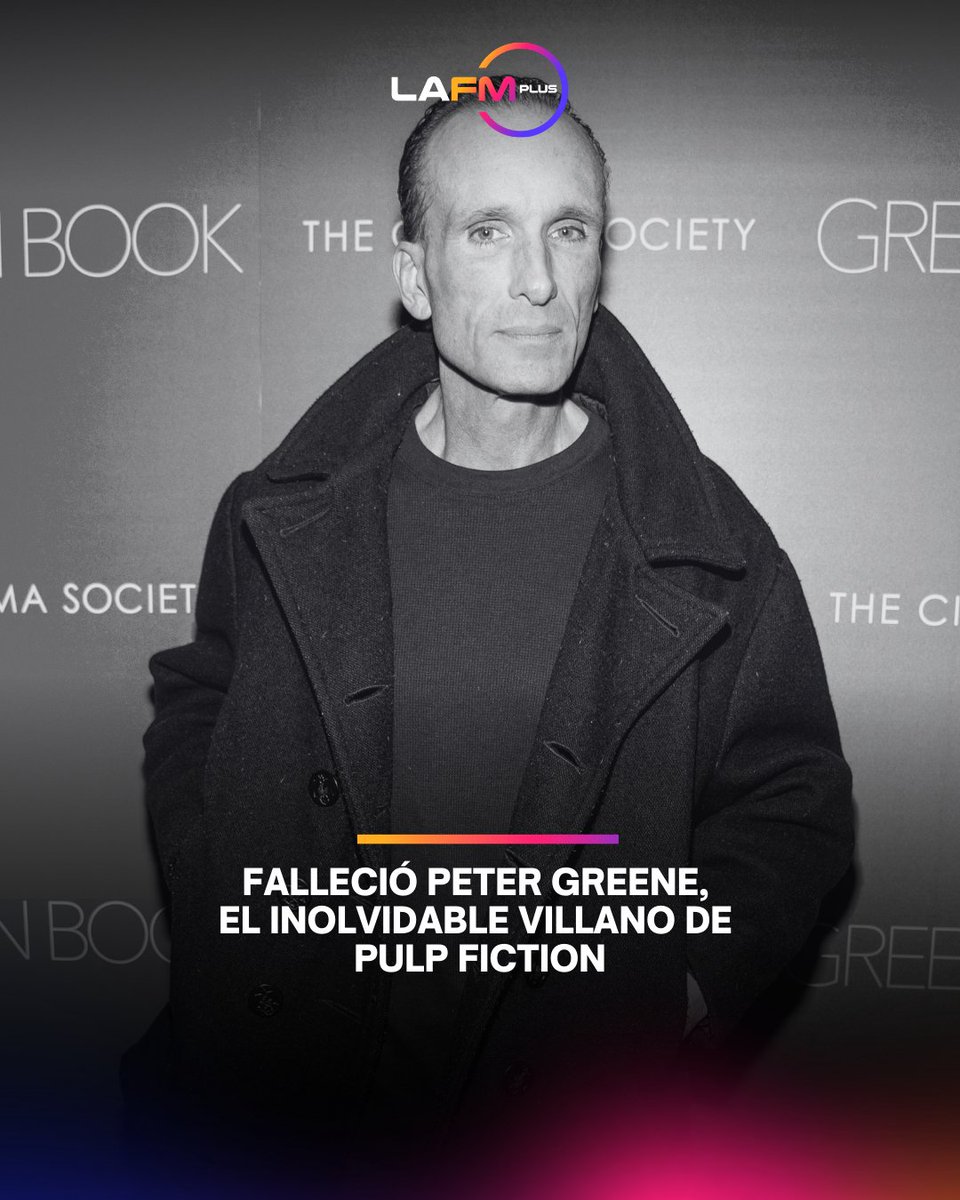 lafmplus's tweet image. Murió Peter Greene, actor de carácter de Hollywood y recordado villano de Pulp Fiction. Tenía 60 años y fue hallado sin vida en su apartamento de Nueva York. No hay indicios de crimen. Su legado queda en el cine de los 90.

#PeterGreene #PulpFiction #CineDeLos90