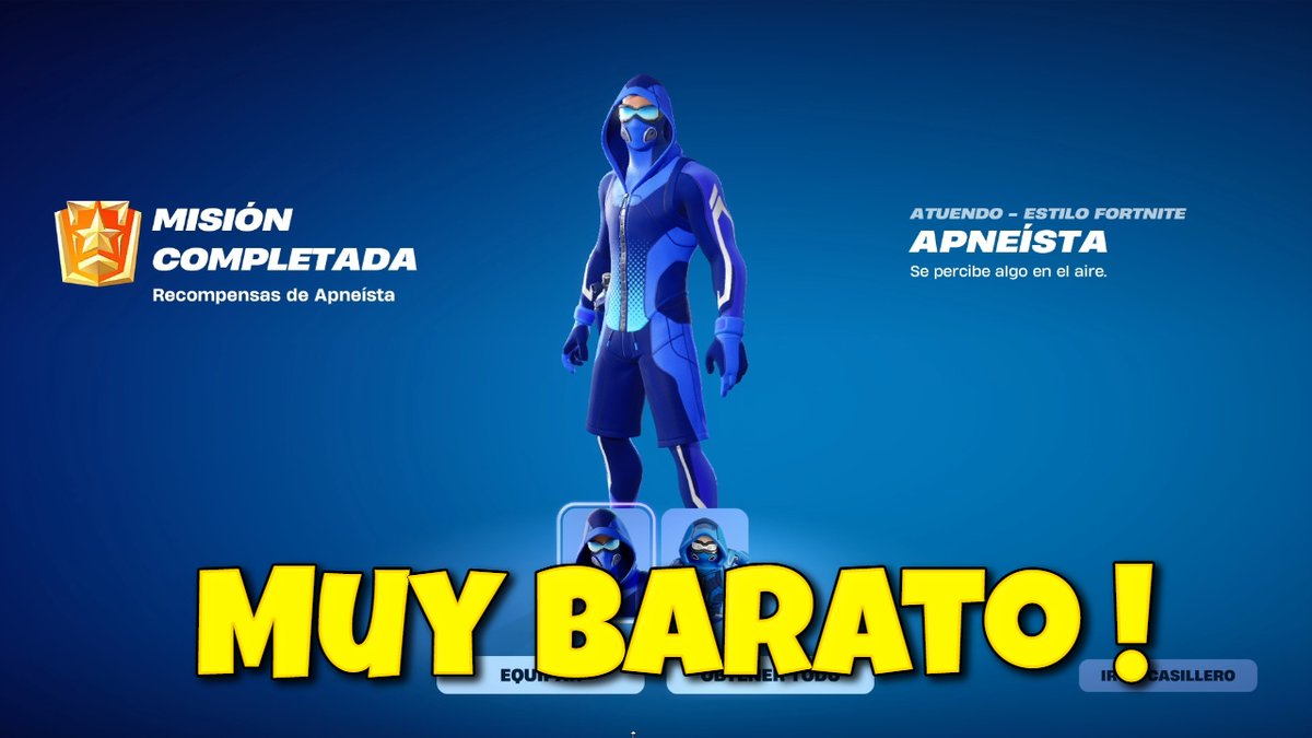 AHORA ! CONSIGUE LA SKIN DE FREEDIVER EN FORTNITE 🎁😱 SKIN EXCLUSIVA
LINK: youtube.com/watch?v=JoBm15…
#Fortnite
