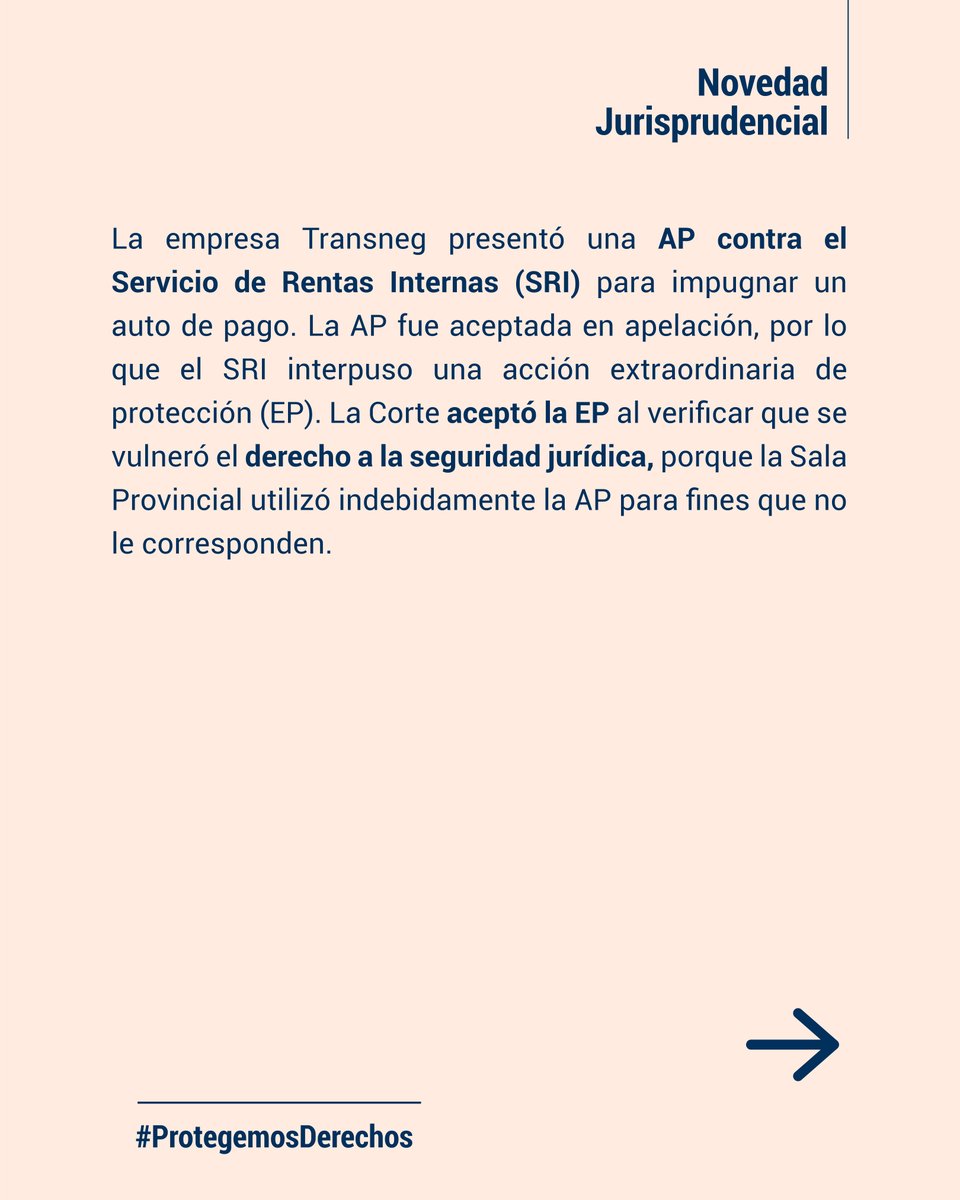 CorteConstEcu's tweet photo. #NovedadJurisprudencialCC | La Corte dejó sin efecto una acción de protección que fue usada para pedir aclaraciones sobre una sentencia constitucional. 

👉🏽 Sentencia 2924-22-EP/25: https://t.co/ShEqP9wQbq https://t.co/1PxFOUeuzJ