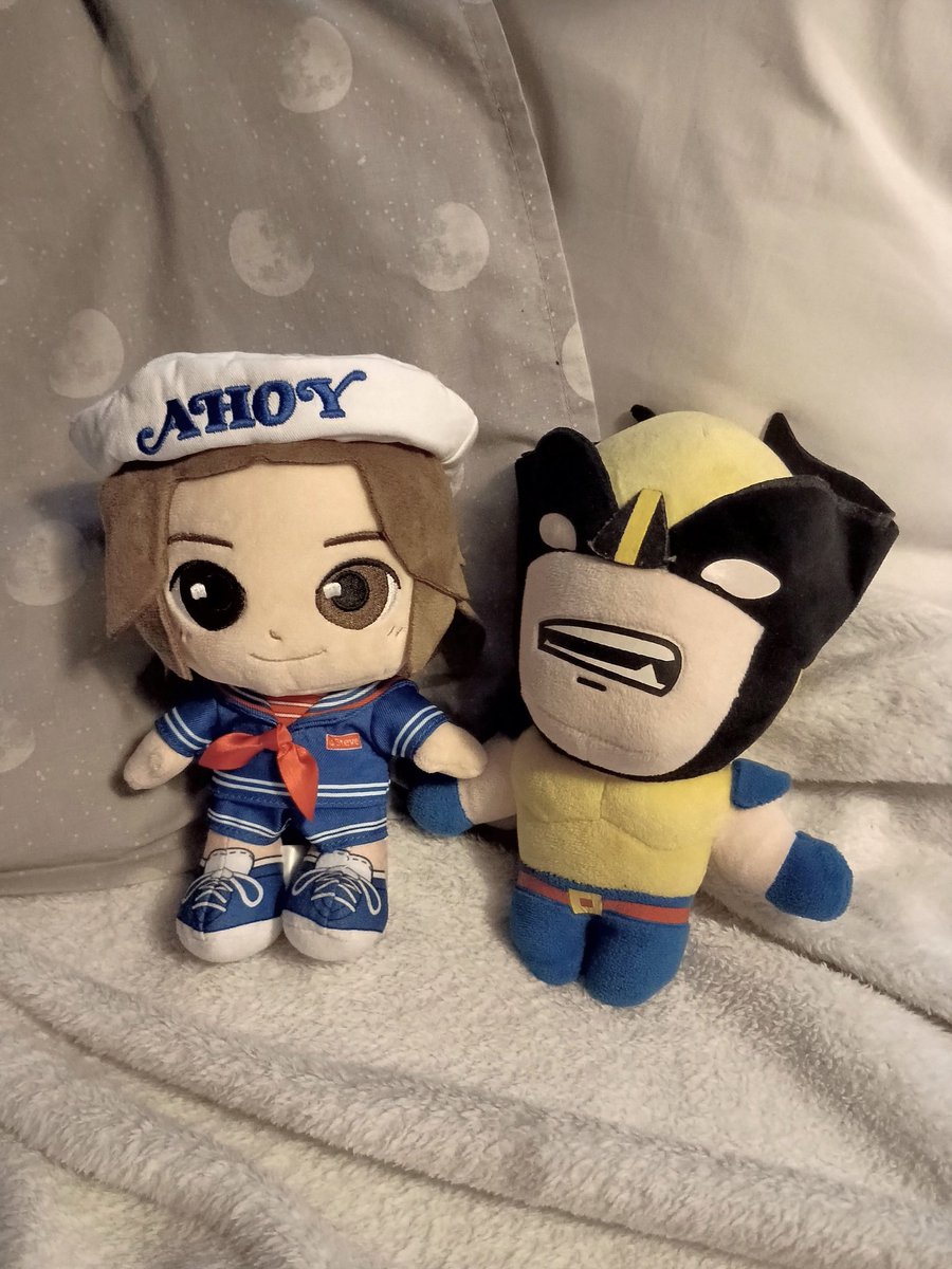 almostsentry's tweet image. it's so funny to me that my favourites are jonathan byers and scott summers, yet these two are what sit beside my pillow (there's no fucking jon or cyclops merch)
