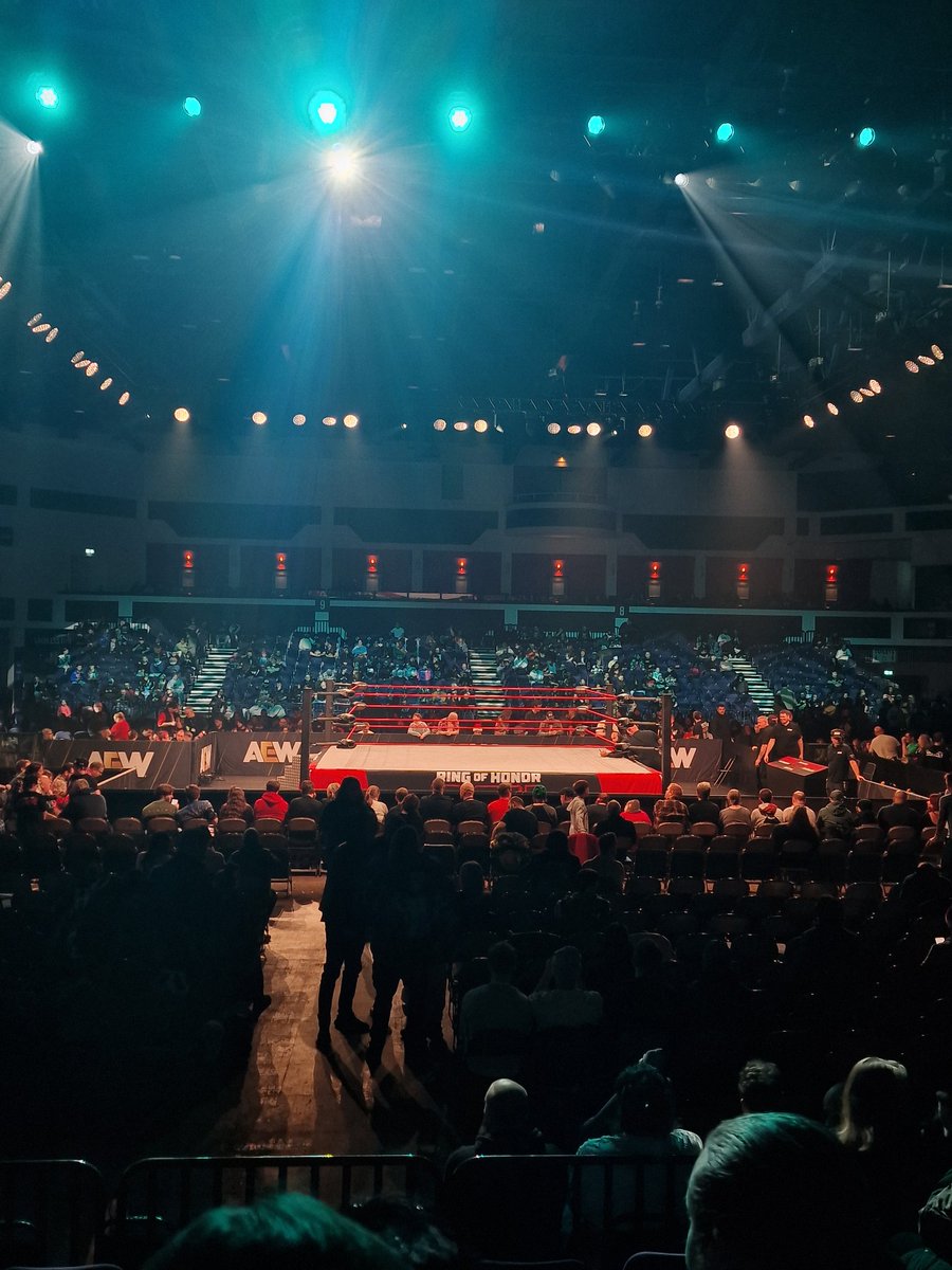 Actually the closest I've been to a wrestling ring 😂🙏❤️