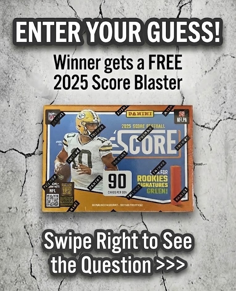 break_n_bad's tweet photo. Guess the total points score between the Vikings &amp; Cowboys to win a FREE 2025 Score Blaster. 

Contest Clarifiers Below. 
#Giveaway #SundayNightFootball #SportsCards #Freebies #Contest #FreeFootballCards #FootballCards #TheHobby #FanaticsLive https://t.co/gIAj5KQLTG