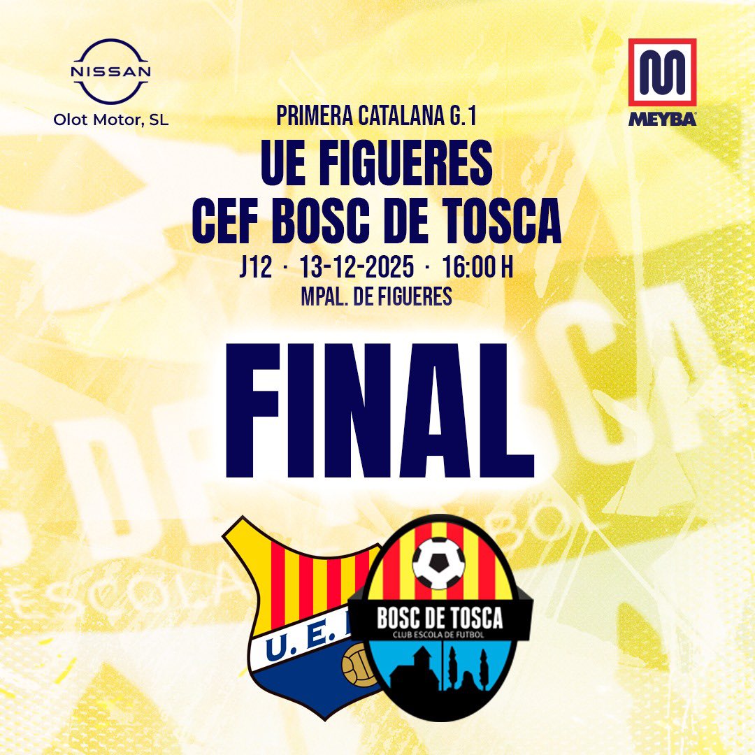 📝 [RESULTAT FINAL]

🆚 <a href="/UEFigueres/">UE Figueres</a> 0-0 #BoscDeTosca 

#1Cat1 #FigueresBDT