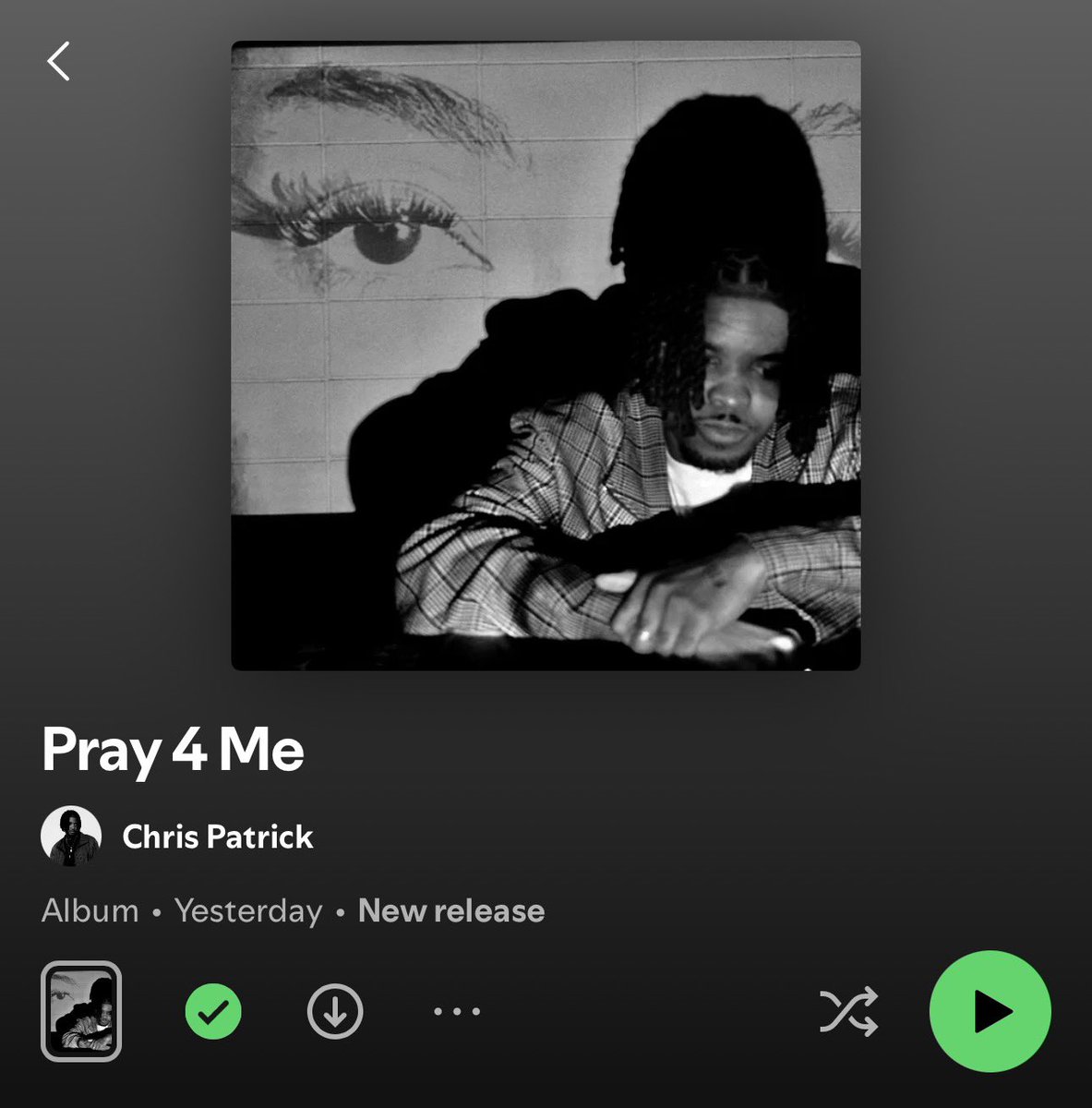 JahTalksMusic's tweet photo. Chris Patrick man. I’ve been trying to put you guys on for damn near 5 years now. He just dropped another great project and I can’t recommend it enough…

Just 33 mins, 9 songs. Amazing songwriting, relatable and introspective raps, catchy melodies, great features, great beats. https://t.co/eKWvZFqqNh