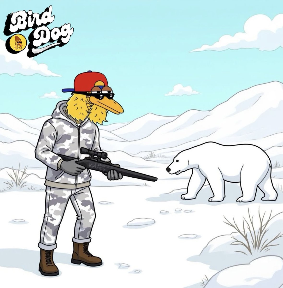 Bird_DogERC's tweet photo. BirdDog out hunting bears 24/7 🐻‍❄️ 

$BirdDog https://t.co/kh1YkI89as
