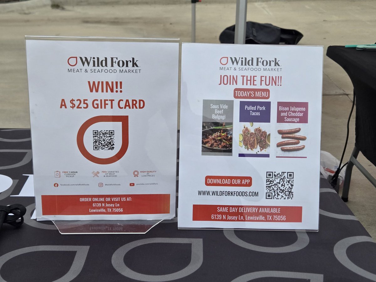 DLLS_Sports's tweet image. We're at Wild Fork Foods on Josey in Lewisville today from 12-2! Come say hey to the @DLLS_Mavs crew, try some free samples, and grab some swag too!