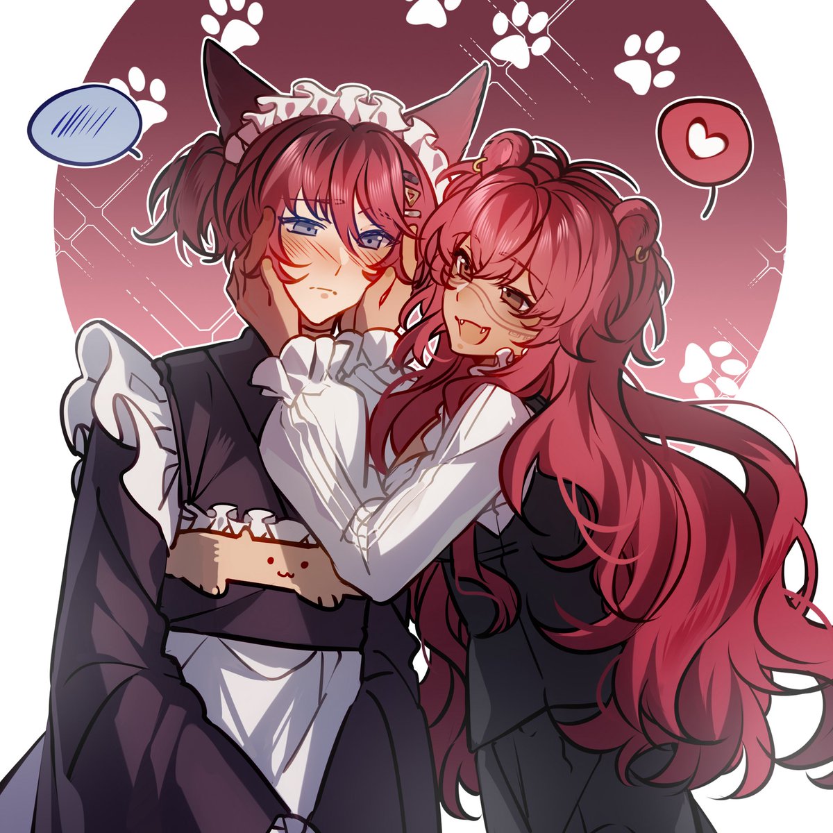 🐻The butler and her maid🐱

🎨: @/tuotuo on vgen