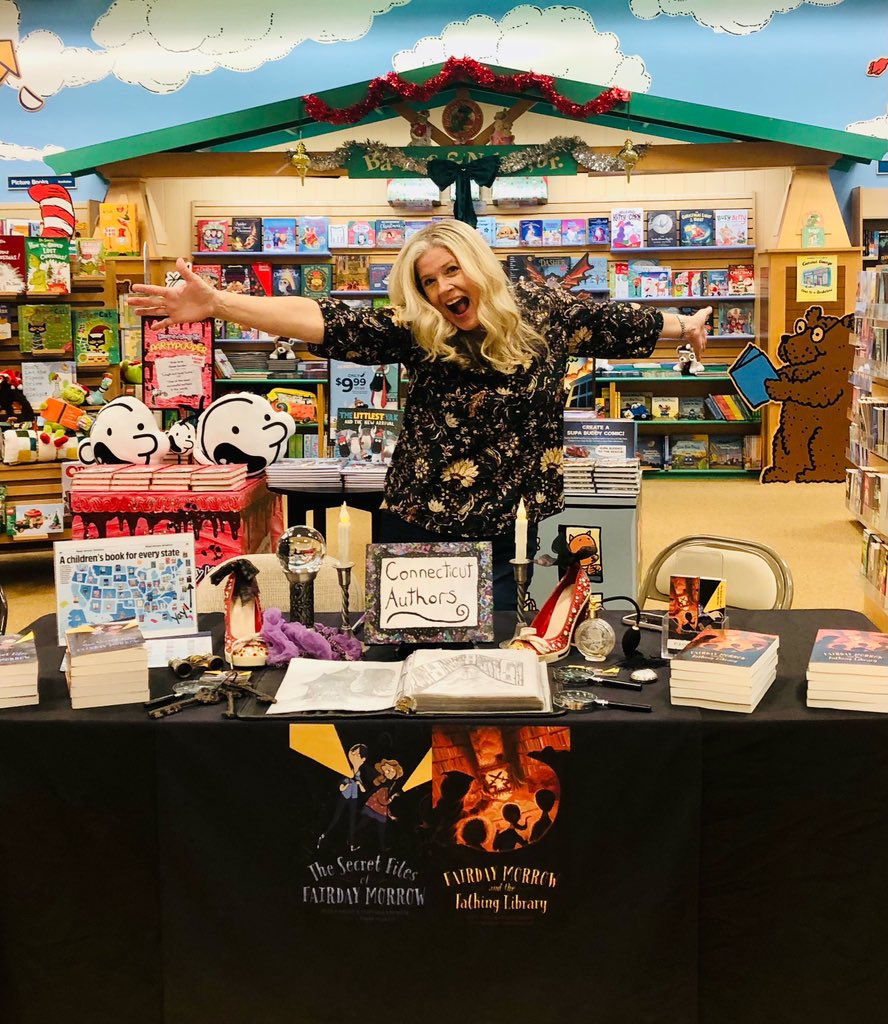 We are all set up at Barnes and Noble in Waterbury. We’ll be here signing books until 3pm. Signed books make magical gifts! 🎁 📚🪄 <a href="/barnesandnoble/">barnesandnoble</a> @BNbuzz
