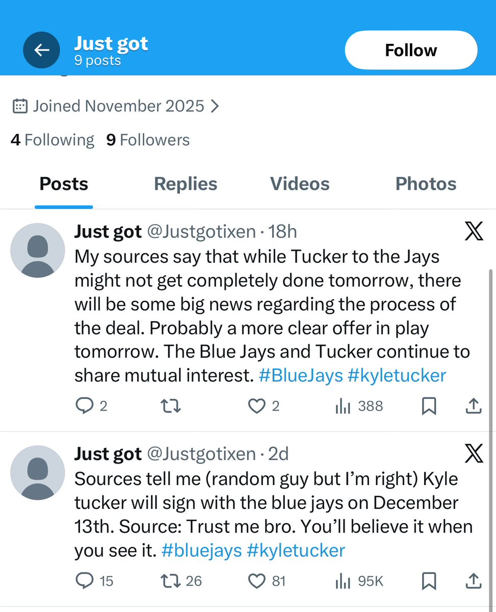 Crazy the guy with 9 followers was wrong on this.