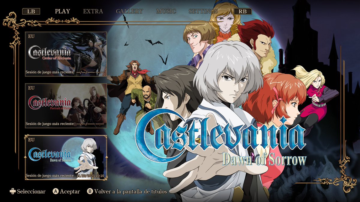 Jotas83's tweet photo. @Nintendo N°21.
#CastlevaniaDawnofSorrow
#castlevaniadominuscollection @Konami
Nota 9.
Es que no hay Castlevania malo y éste se hace entretenido, con muchos secretos que descubrir utilizando las almas correctas. Varios finales, modo Boss Rush, Jilius... Es sobresaliente. https://t.co/SWKmuKbolT