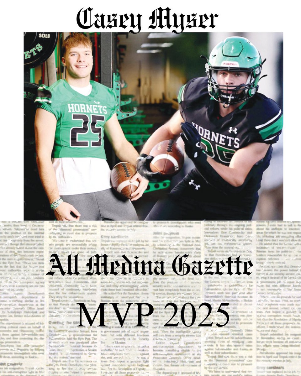 <a href="/MedinaGazette/">The Gazette</a> MVP- Casey Myser
