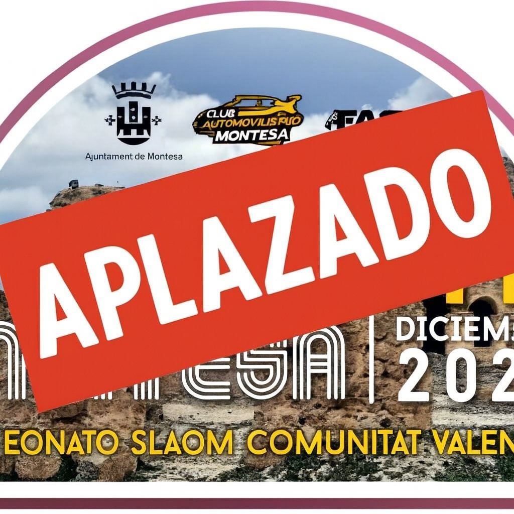 APLAZADO SLALOM MONTESA DEBIDO A ALERTA NARANJA POR LLUVIAS -  fedacv.com/aplazado-slalo…