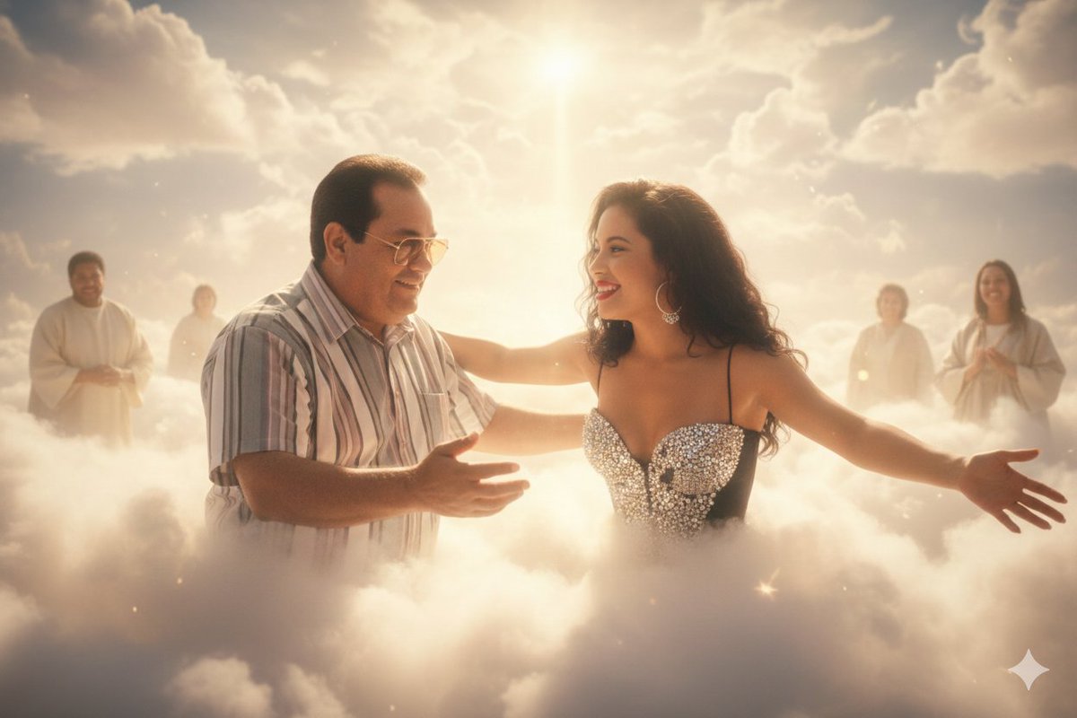 eaglesblack11's tweet photo. MUERE ABRAHAM QUINTANILLA, PADRE DE SELENA 💔🕊️

Abraham Quintanilla, padre de la Reina del Tex-Mex, Selena Quintanilla, falleció la mañana de este 13 de diciembre a los 86 años. La noticia fue confirmada por su hijo A.B. Quintanilla, quien compartió un emotivo mensaje en redes https://t.co/nYy400BFpz