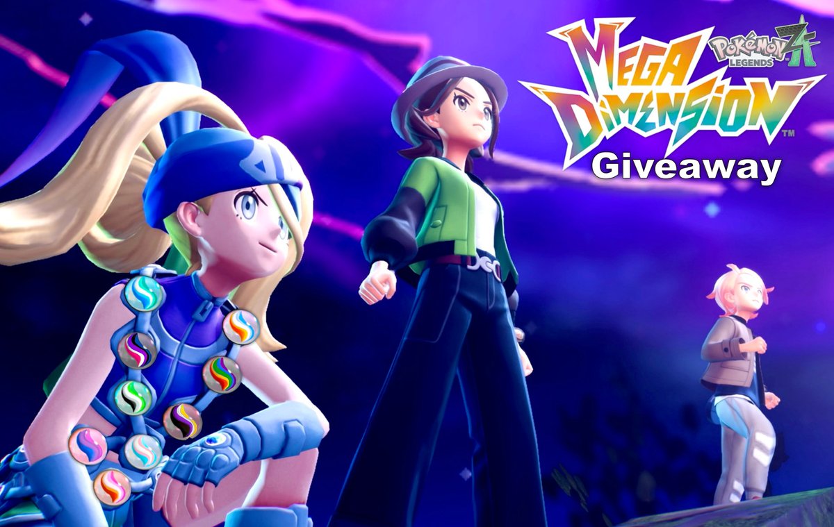 norainthefuture's tweet image. 💚 ANOTHER POKÉMON LEGENDS ZA DLC GIVEAWAY! 🖤

👾 2 winners → 1 eShop gift card each for Mega Dimension DLC!

TO ENTER: follow, like, repost + reply w/ your fav (non-spoiler) mega – ends Sunday, 12/14 @ 9pm PST! ✨
