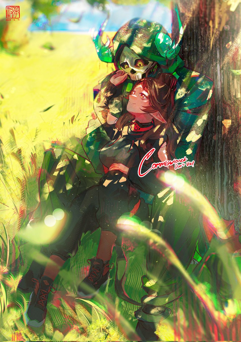 #VGenComm for <a href="/Octopple/">Octopple 🐙🍍 | V-Tuber</a>
#commissionart