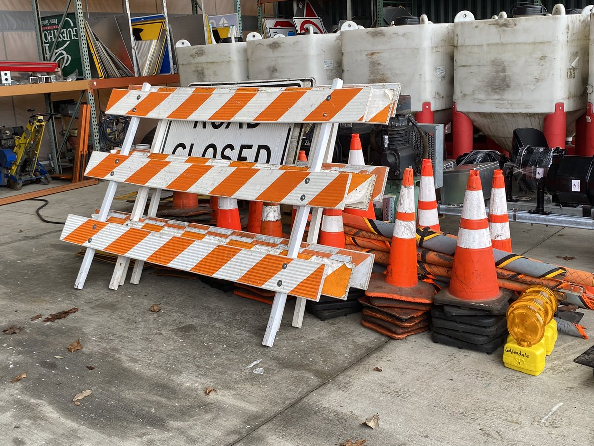 wsdot's tweet photo. When disaster strikes, help comes in all forms. In this case, it's sending 1,500 traffic control devices, signs, and generators to assist our friends in Skagit County while they respond to this historic flooding. 

Our thoughts (and supplies!) are with you. ❤️ https://t.co/0oJfbIDxeG