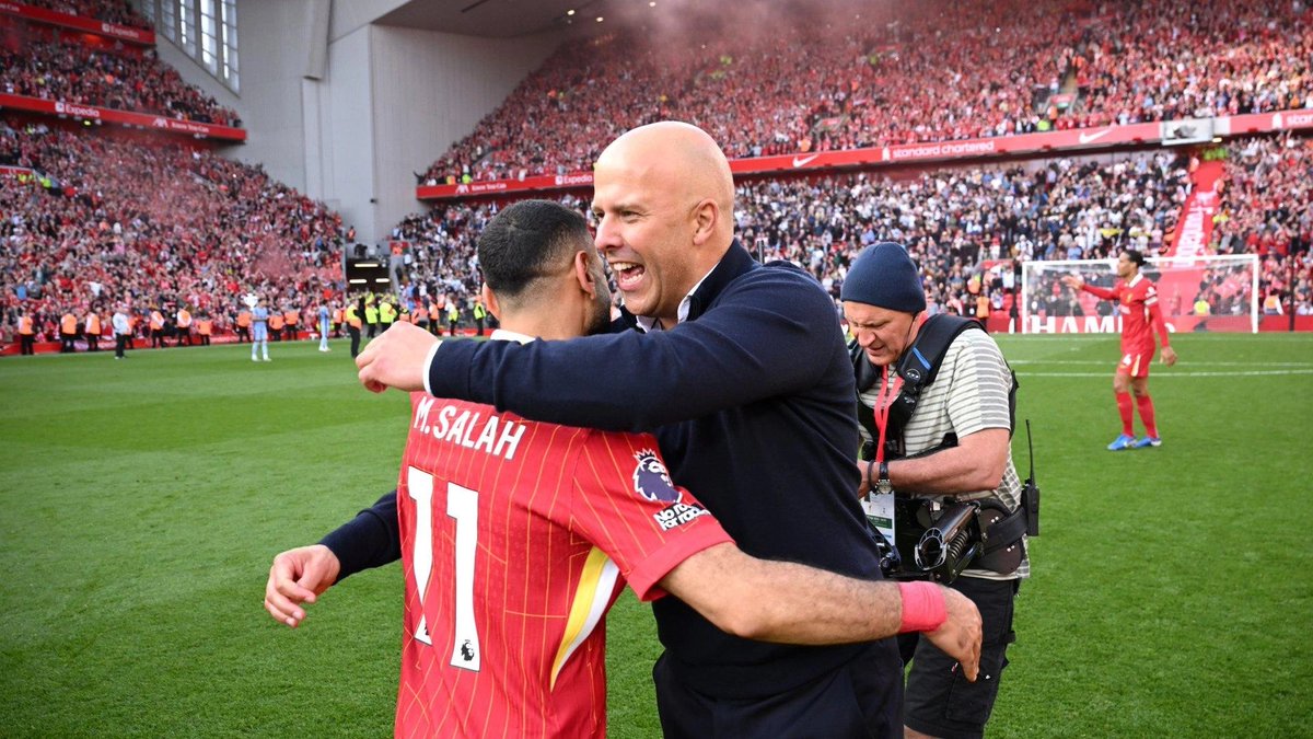 LFCTransferRoom's tweet photo. 🎙️Arne Slot on Mohamed Salah:

"Will Mo Salah return to Liverpool after AFCON?"

Arne Slot: "Yes." https://t.co/knj9VUBjR7