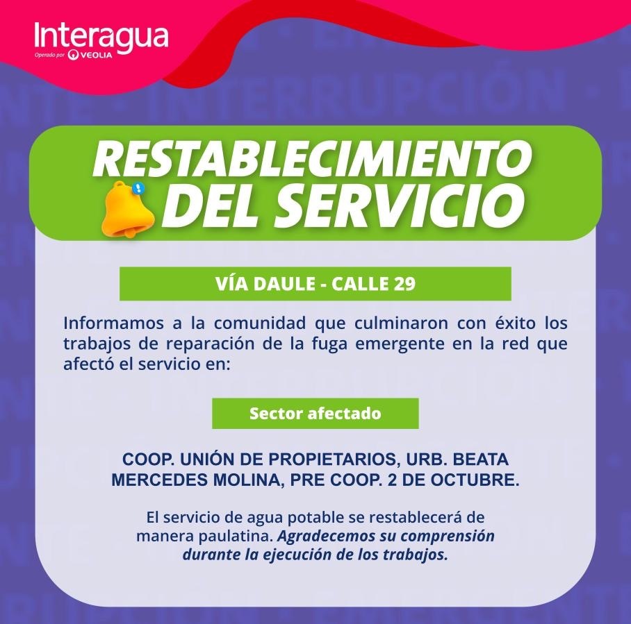 Interagua C. Ltda tweet media