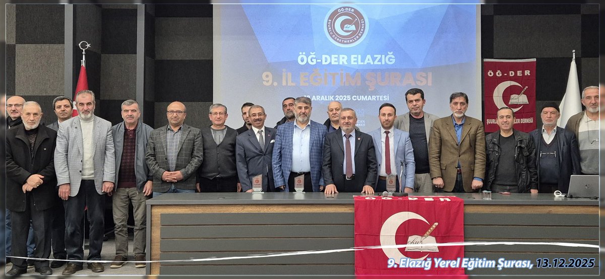 9. Elazığ İl Eğitim Şuramızı büyük bir samimiyetle gerçekleştirdik. Alanında uzman hocalarımız nitelikli sunumlar yaparak eğitimin kanayan yaralarını etkili yöntemlerle tespit edip pratik çözümler önerdiler. Değerli hocalarımızın fikirlerini rapor haline getirip ilgili mecralara