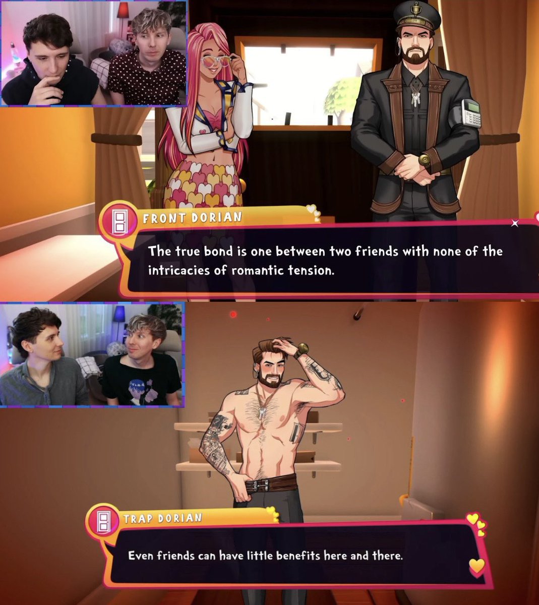 vmpirednp's tweet image. they were so fucking funny for this