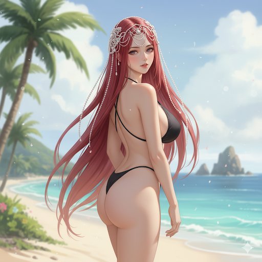 RavenClawWOJ's tweet photo. A beautiful woman sunbathing at a tropical beach.
#AIイラスト #AIart https://t.co/cocaf3K3oT