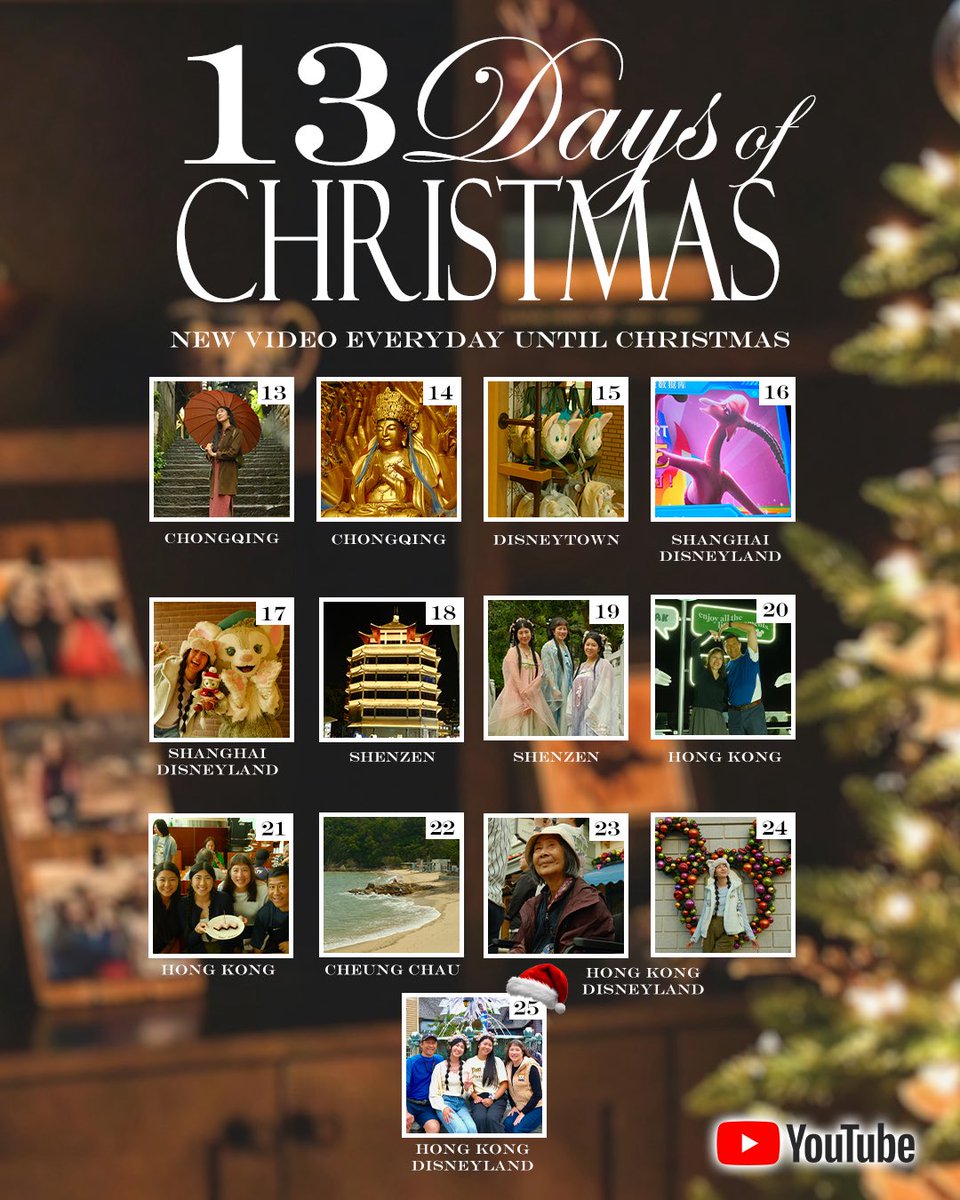 ⭐️ YOUTUBE ANNOUNCEMENT ⭐️ 
This is truly the craziest thing I’ve ever done on my channel. We’re going 13 days straight of travel vlogs. Come along we start TODAY!
youtube.com/@sydwon