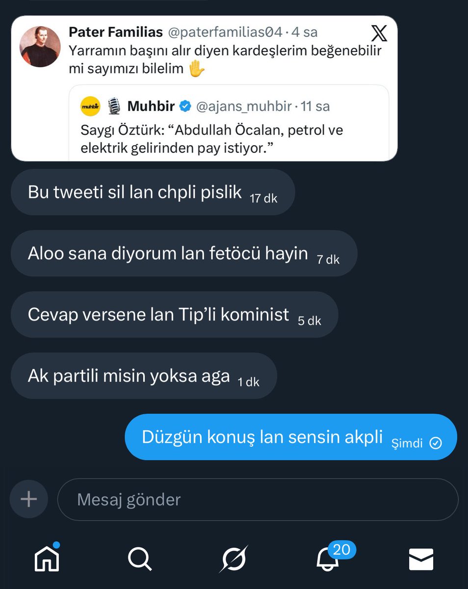 paterfamilias06's tweet photo. Elim ayağım titriyor sinirden aq https://t.co/EdcQUFcwtV