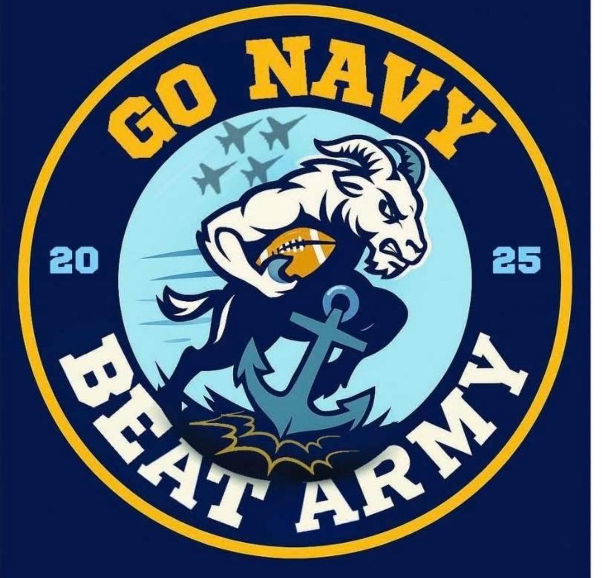 It’s GAME DAY! ⚓🏈
The Navy–Army rivalry is on today—let’s show our support for the Midshipmen! 💙💛
No matter where you’re watching, stand proud and loud… GO NAVY! BEAT ARMY! 🇺🇸⚓