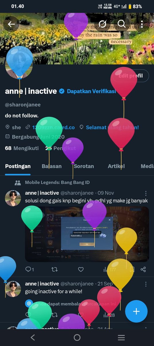 anne | inactive tweet media