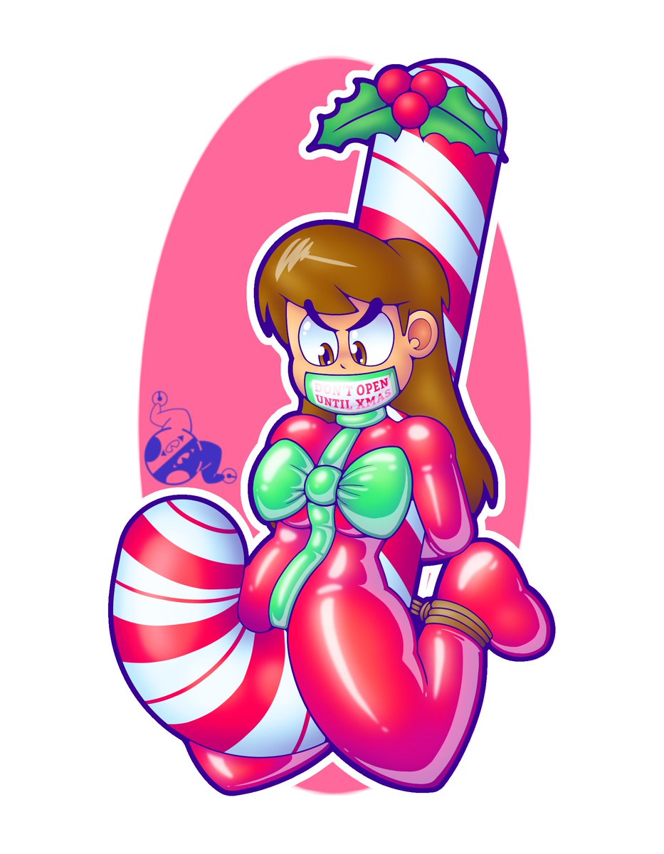 Merry Mallory Christmas!

An old YCH from <a href="/Demotex4/">Demotex🔞</a> that I am finally getting around to posting! Shiny, colorful, makes you wanna start licking. ("The candy cane, right...?")
