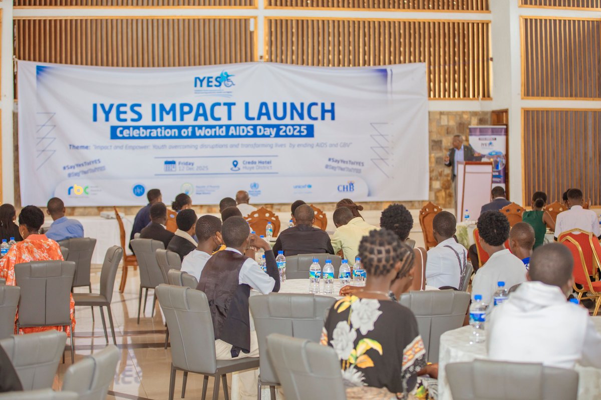 IyesYouthImpact's tweet photo. Yesterday was amazing! 🚀
The long-awaited IYES Impact Launch Ceremony kicked off in a room full of excitement, and purpose.
A powerful start to a journey that’s only just beginning. 
much thanks to @unicefrw, @LiekevandeWiel for making our launch ceremony a success. 
#IYESLaunch https://t.co/k2VVAxykvq