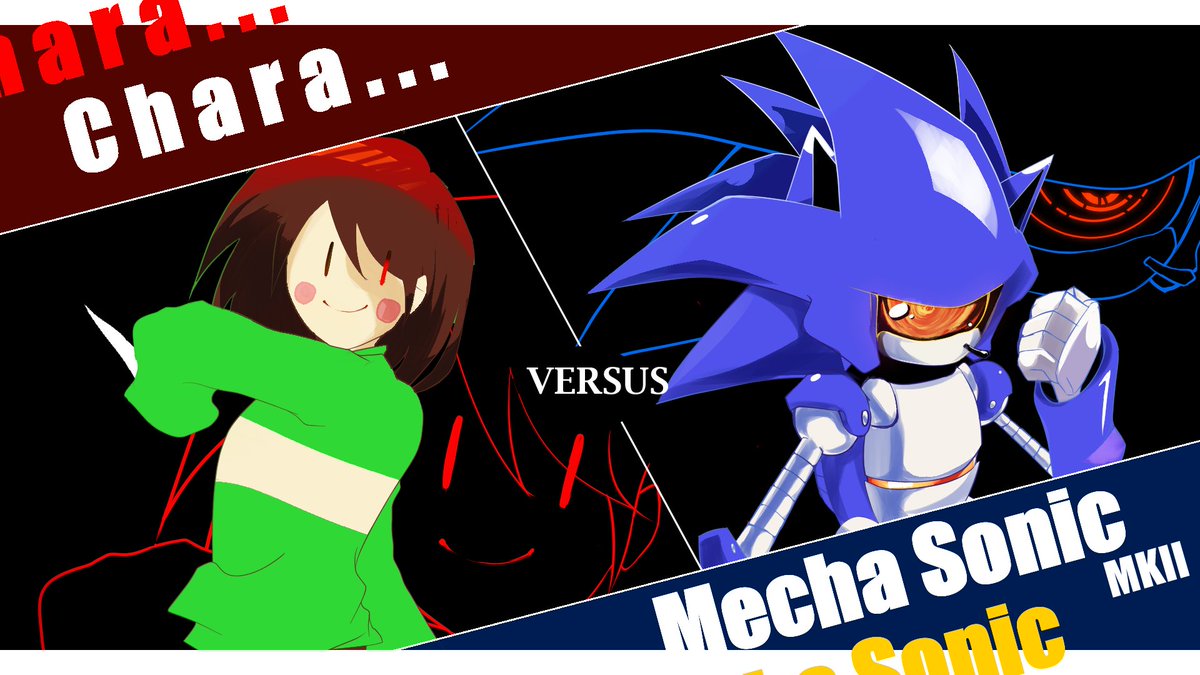 I forget that I also drew Mecha Sonic a year ago. You can tell the design is based on the comic.