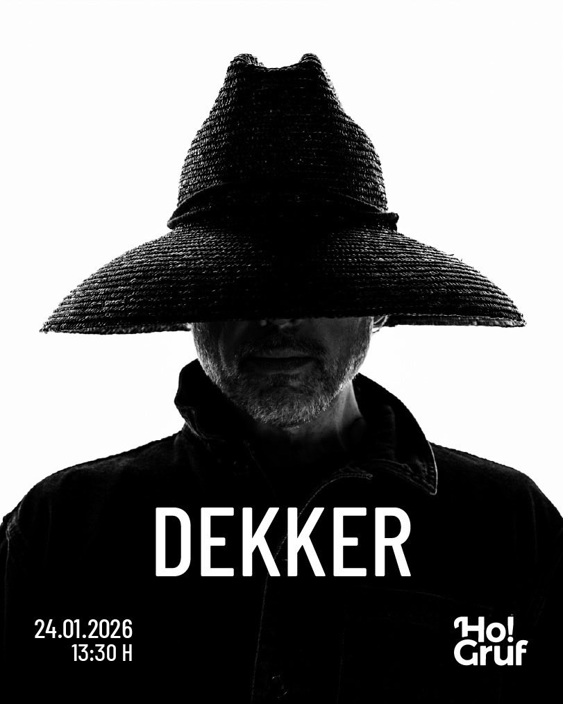 HoGruf's tweet photo. DEKKER el próximo sábado 24 de enero a las 13:30 en Ho! Gruf. Así empezamos 2026 ❤️🔥 https://t.co/oBZdYpGHID