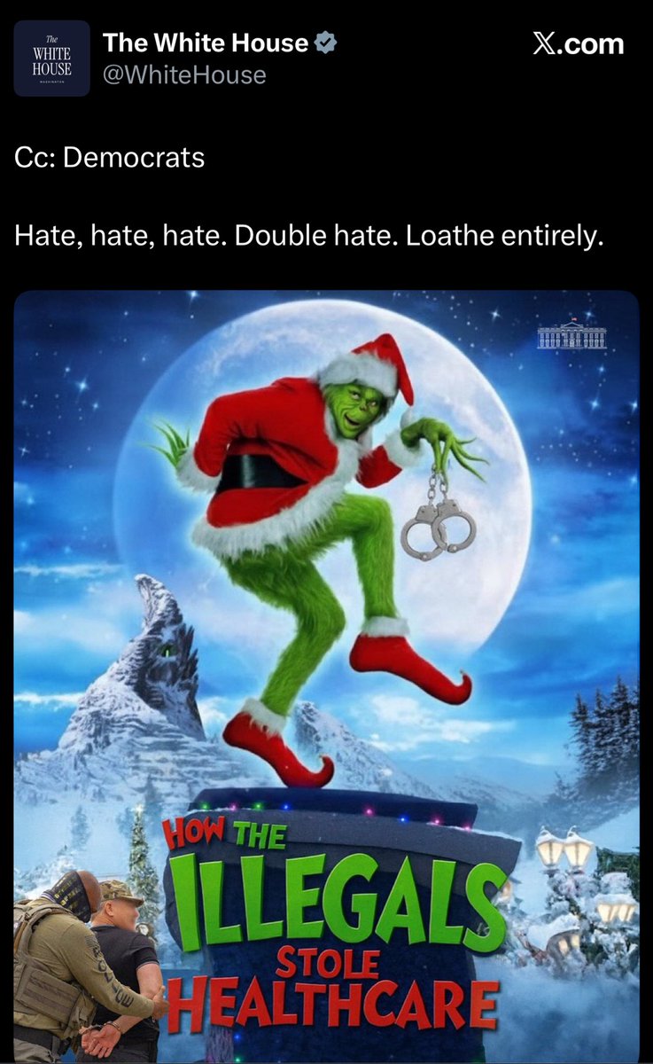 I can't believe the actual White House is too stupid to understand how this movie ended.