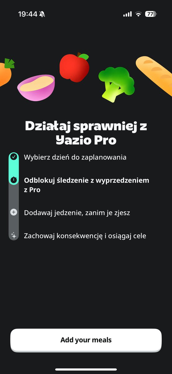 colazeromarryme's tweet photo. yazio znowu odpierdala i nie mozna teraz planowac posilkow na drugi dzien xddd https://t.co/4NyH7eNCv6