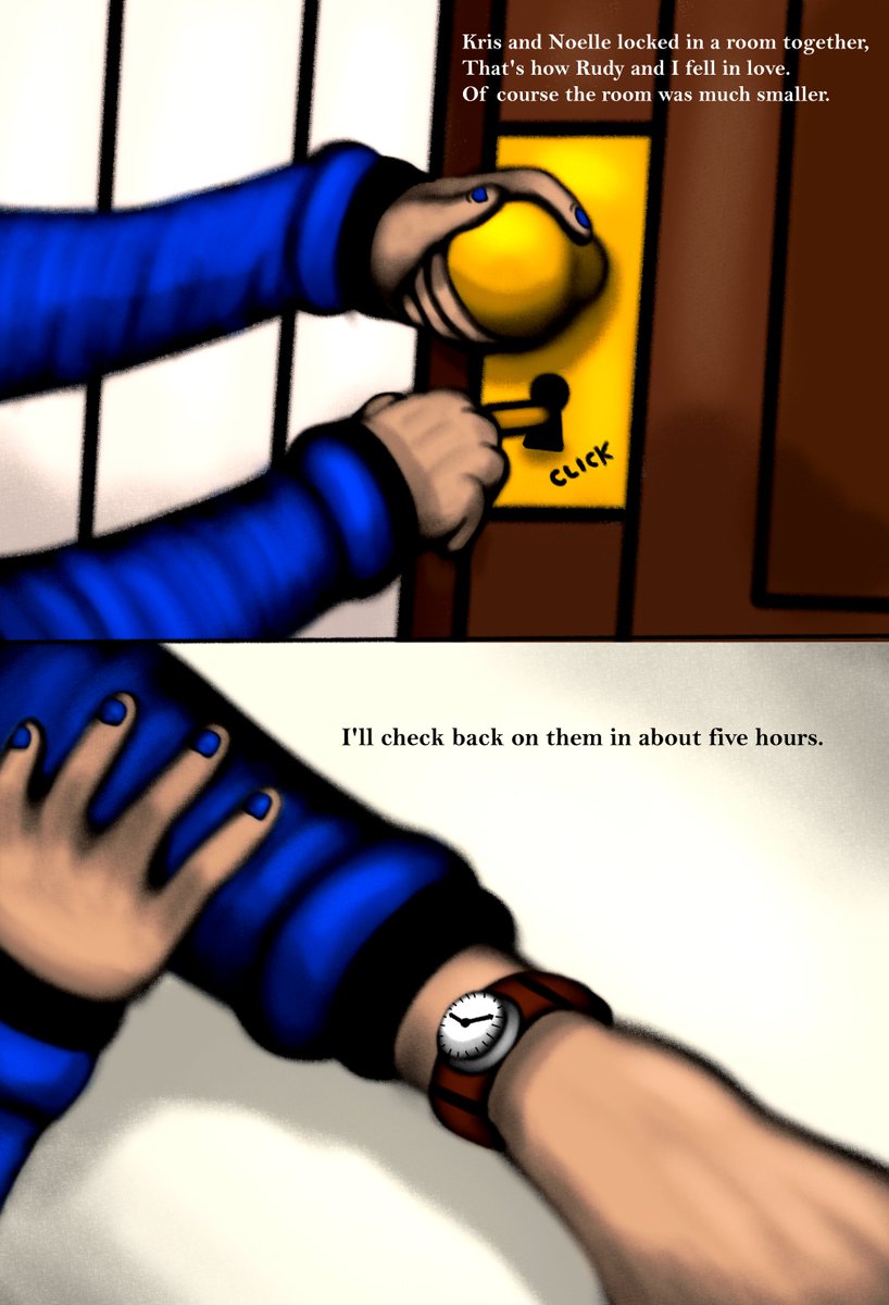 Charcoalman2's tweet image. Deltarune: Negligence

#Horrorart 
#Deltarune