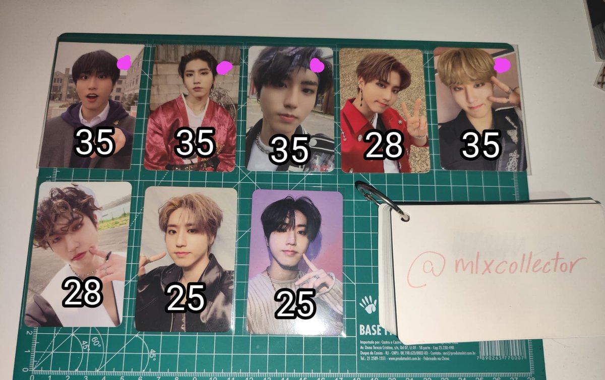 mlxcollector's tweet image. VENDA

Vendo os cards da imagem pelo preço indicado + frete. 
Marcados em rosa só saem com marcados em azul.
Marcados em azul saem sozinhos.

Envio por carta registrada (15 sem AR e 25 com AR) ou superfrete.

#straykids #photocardskz #vendaetrocaskz #vendaskz #photocard