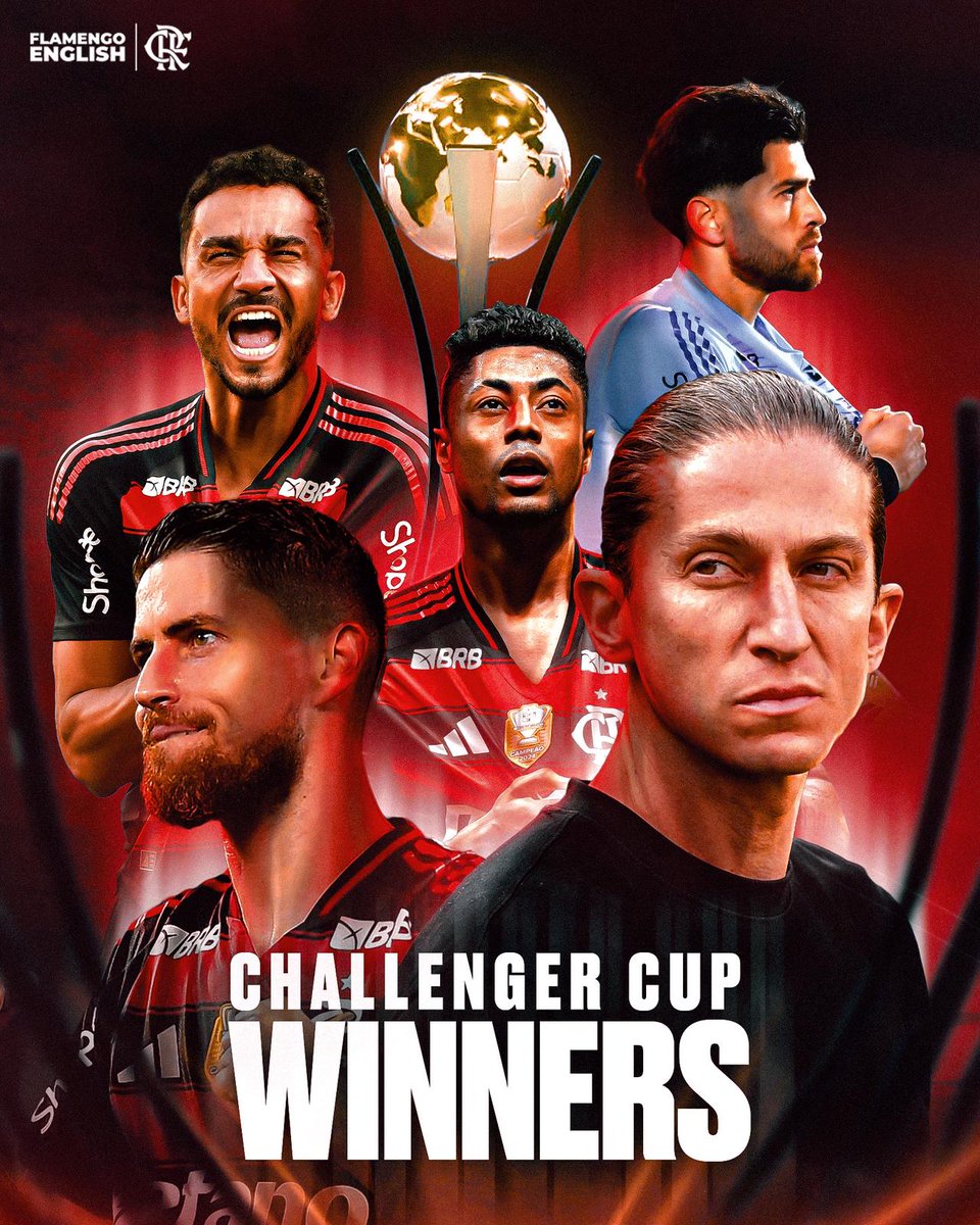 Flamengo_en's tweet image. WE HAVE WON THE CHALLENGER CUP.